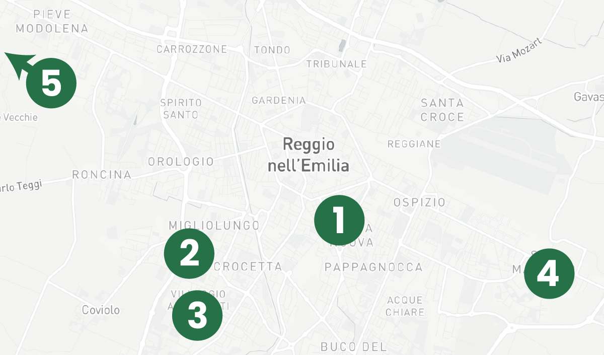 mappa gruppi scout cngei reggio emilia